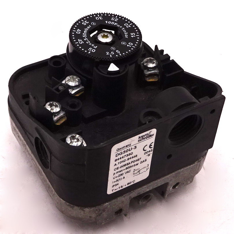 Pressure Switch DG50U3 Krom Schroder 2.550mbar *Used* Axxa Motors